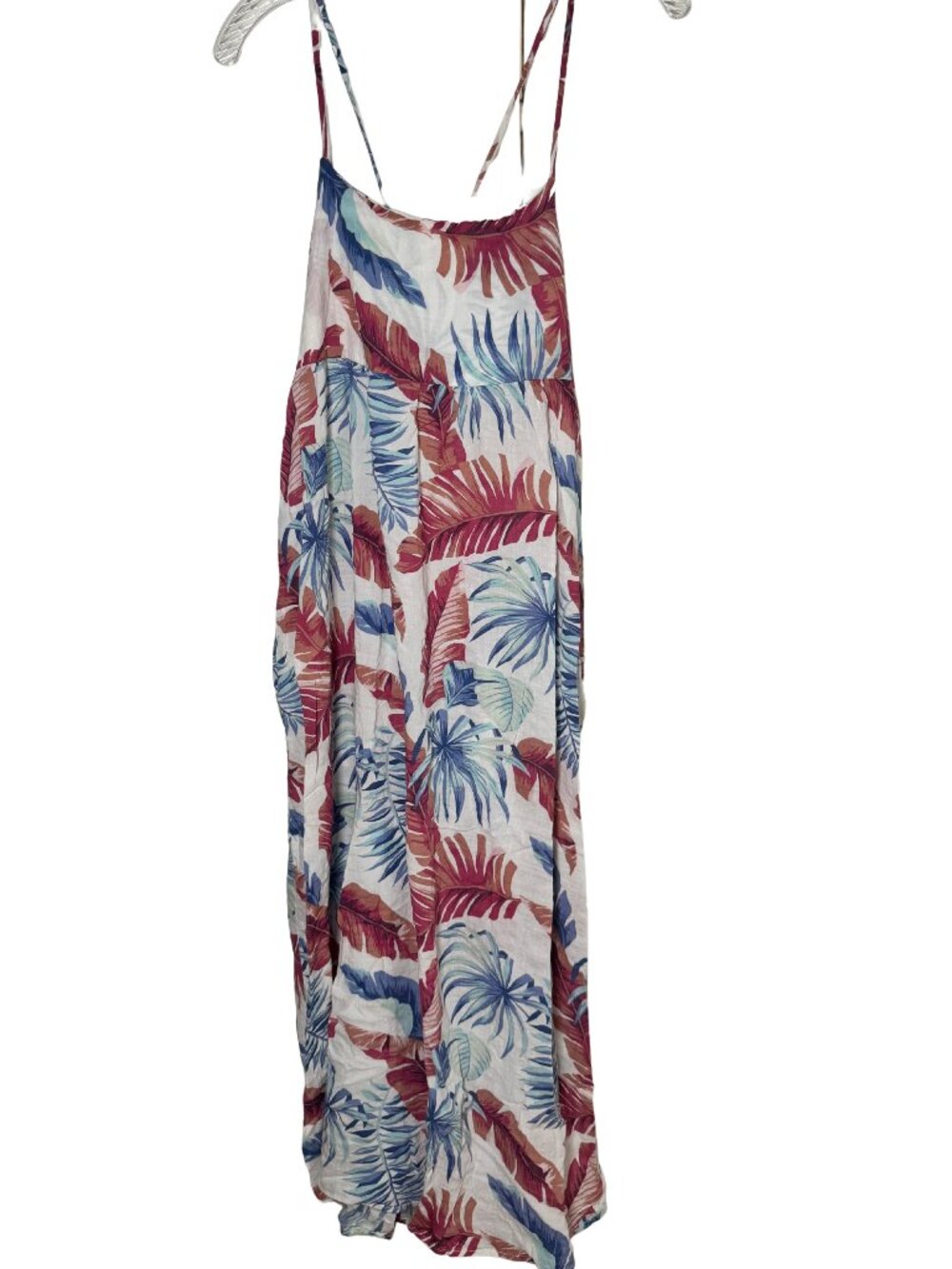 Final Touch Womens Maxi Dress Large Pockets 100% Cotton